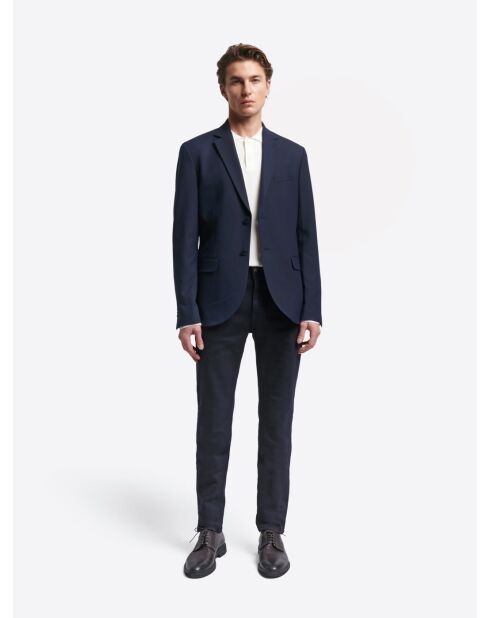 Tiefblaue Slim-Stretch-Jeans