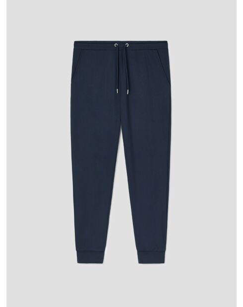Pantalon homewear d'intérieur jogpant bleu marine