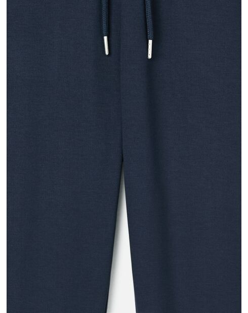 Pantalon homewear d'intérieur jogpant bleu marine
