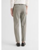 Pantalon de costume taille élastique vert sauge