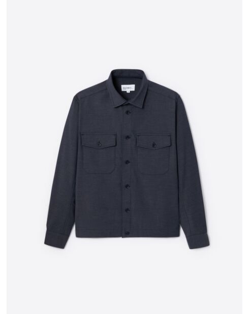 Surchemise regular bleu