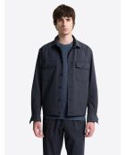 Surchemise regular bleu
