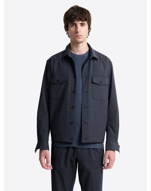 Surchemise regular bleu