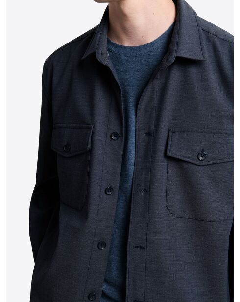 Surchemise regular bleu