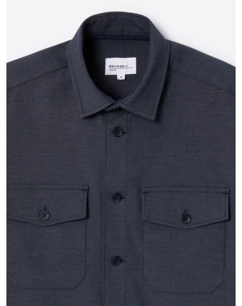 Surchemise regular bleu