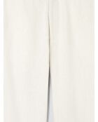 Chino slim stretch taille élastiquée beige