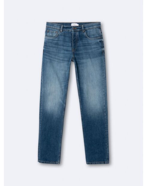 Reguläre Jeans aus Denim-Baumwolle in verwaschener Form