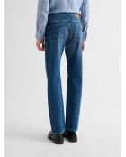 Spijkerjeans van denimkatoen met normale kleurvervaging
