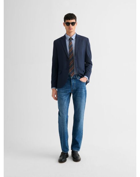 Reguläre Jeans aus Denim-Baumwolle in verwaschener Form
