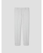 Pantalones de traje bielásticos gris claro