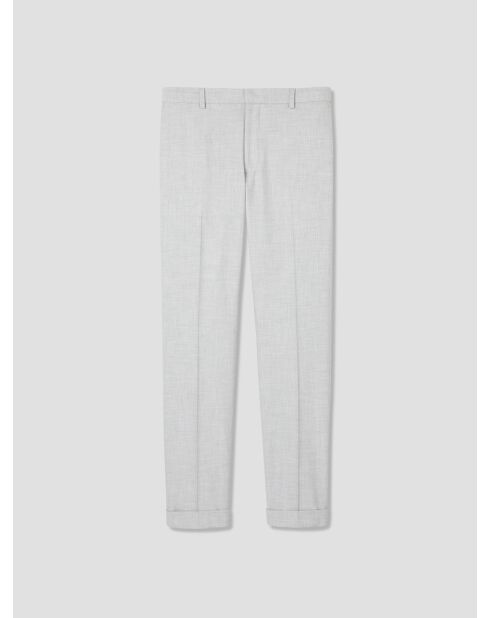 Pantalon de costume bistretch gris clair