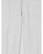 Pantalones de traje bielásticos gris claro
