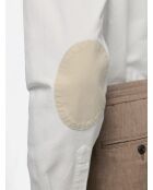 Weißes Slim-Shirt aus Bio-Baumwolle