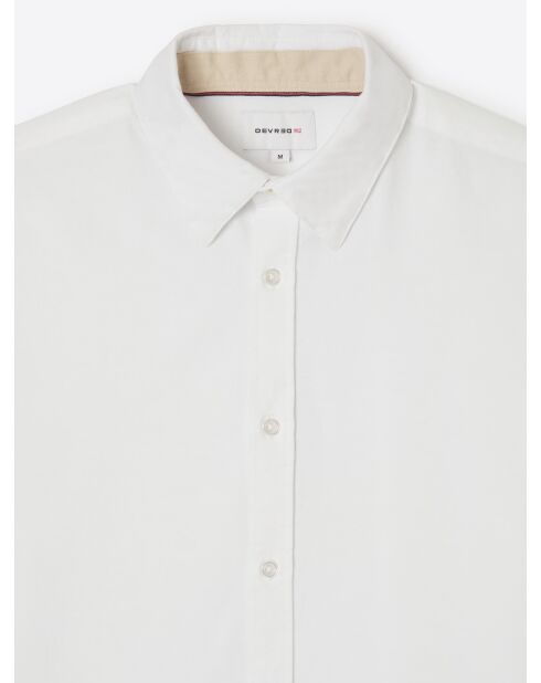 Weißes Slim-Shirt aus Bio-Baumwolle