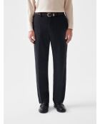 Pantalon de costume regular L'atelier anthracite chiné