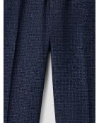 Pantalon de costume slim pied de puce bleu navy