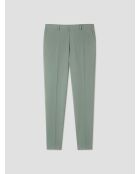 Pantalon de costume slim bistretch vert amande