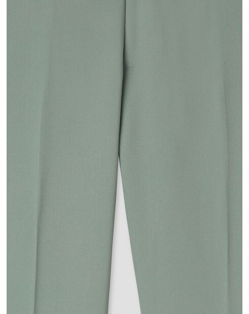 Pantalon de costume slim bistretch vert amande