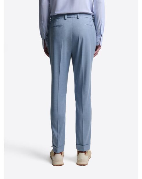 Pantalon de costume extraslim stretch bleu clair