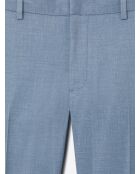 Pantalon de costume extraslim stretch bleu clair
