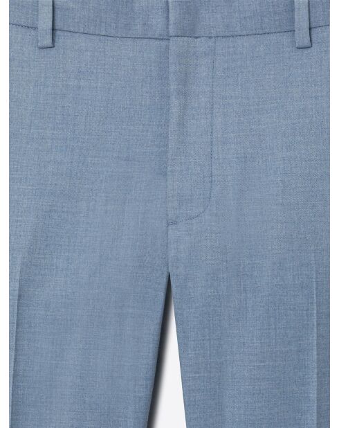 Pantalon de costume extraslim stretch bleu clair