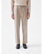 Chino loose fit chiné L'atelier beige 2
