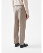Chino loose fit chiné L'atelier beige 2