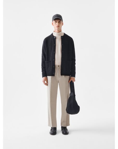 Chino loose fit chiné L'atelier beige 2