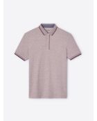 Polo in cotone rosa antico