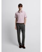 Polo in cotone rosa antico