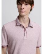 Polo in cotone rosa antico