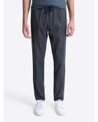 Chino stretch taille élastiquée bleu