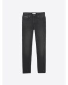 Schwarze Slim-Stretch-Denim-Jeans