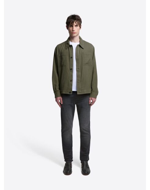 Schwarze Slim-Stretch-Denim-Jeans
