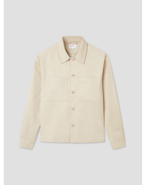 Surchemise regular beige sable