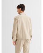 Surchemise regular beige sable