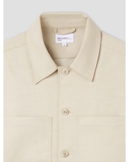 Surchemise regular beige sable