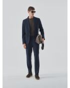 Pantaloni da tuta elasticizzata blu inchiostro