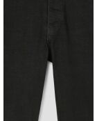 Schwarz gefärbte Slim-Denim-Jeans