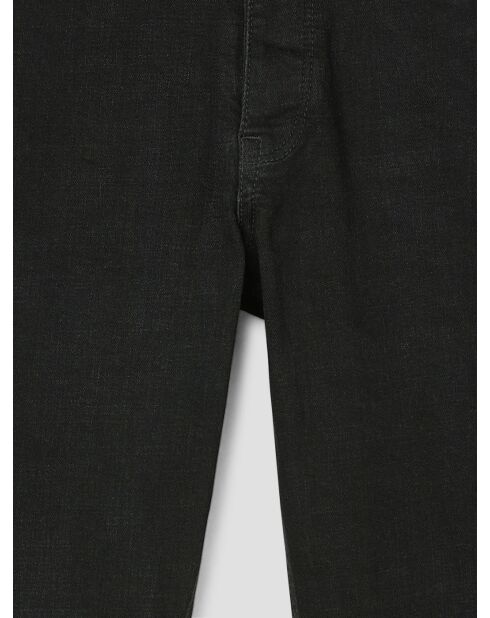 Schwarz gefärbte Slim-Denim-Jeans