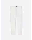 Chino regular stretch taille élastiquée bleu light