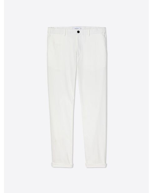 Chino regular stretch taille élastiquée bleu light