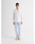 Chino regular stretch taille élastiquée bleu light