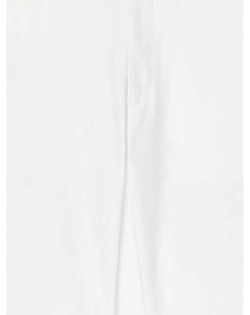 Chino regular stretch taille élastiquée bleu light