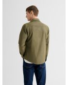 Camicia normale verde oliva