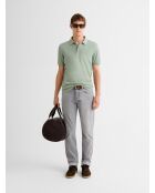 Reguläre Denim-Jeans aus grauer Baumwolle