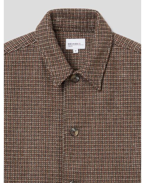 Surchemise regular chocolat