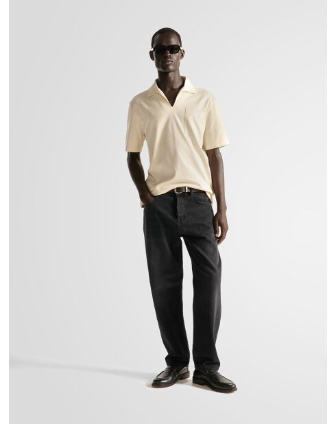 Polo regular col ouvert L'atelier écru