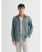 Groen slim shirt