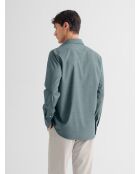 Groen slim shirt